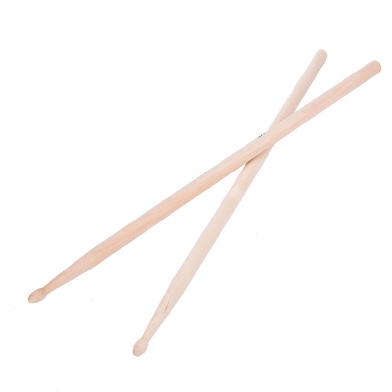1 Pair 5A Maple Drum Sticks Wood Wooden Tip Band Musical Instrument
Drumsticks - intl