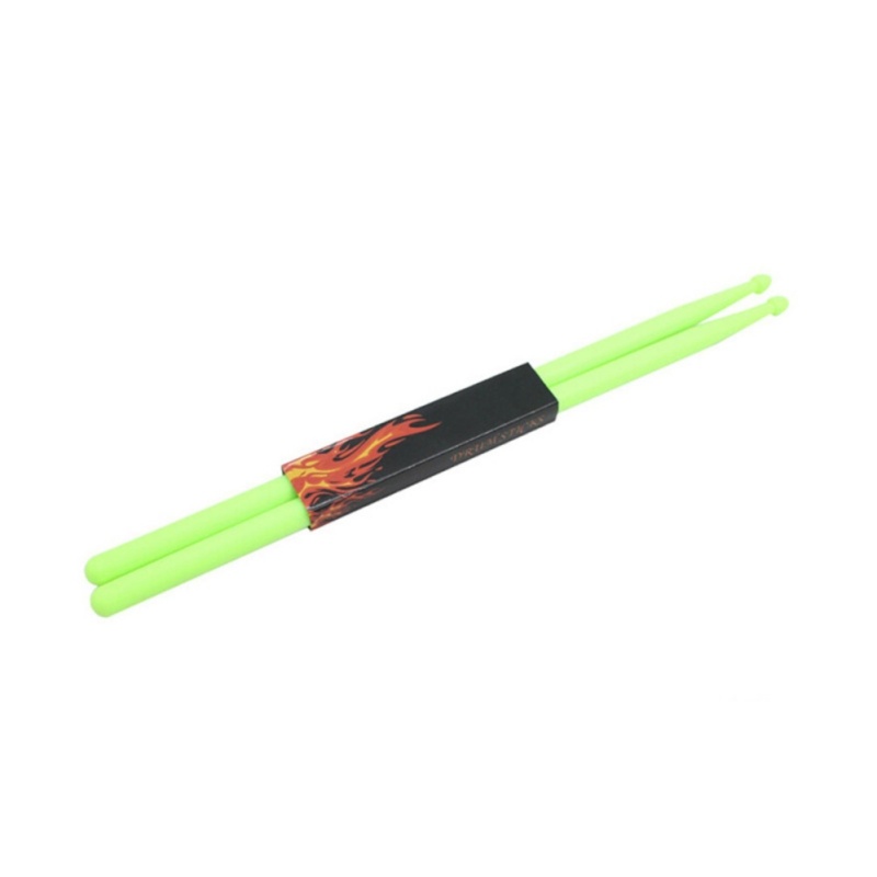 1 Pairs Music Band Maple Wood Drum Sticks Drumsticks 5a Light Green - intl