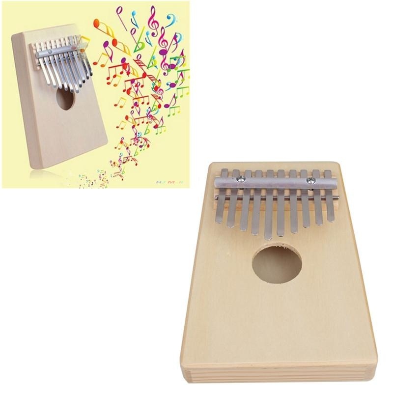 10 Key Finger Thumb Music Pocket Piano Kalimba Mbira Education Toy Instrument - intl