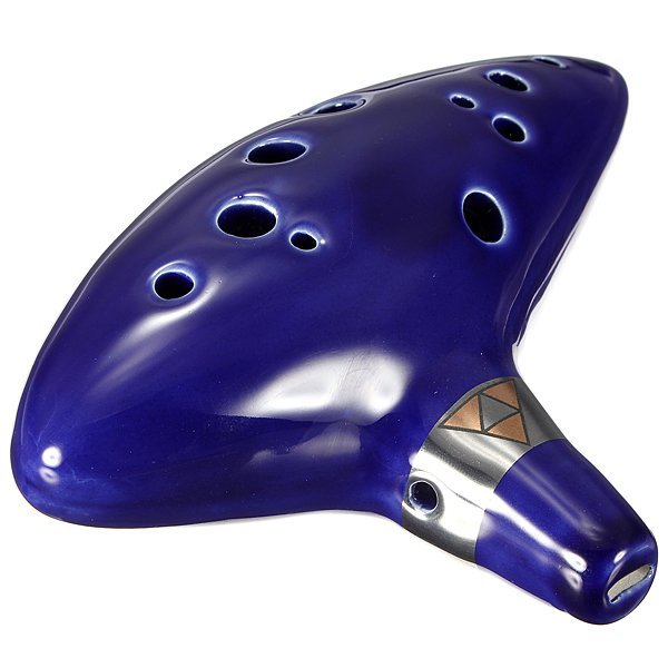 12 Hole Ceromic Ocarina Alto C Flute for Legend of Zelda Ocarina of
Time - Intl 12 Hole Ceromic Ocarina Alto C Flute for Legend of Zelda Ocarina of
Time - Intl