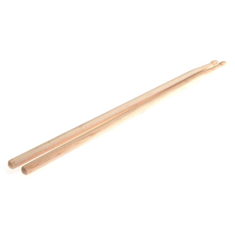 2 X 5A Drum Sticks Music Band Maple Wood Tip Jazz Percussion Accessories - intl