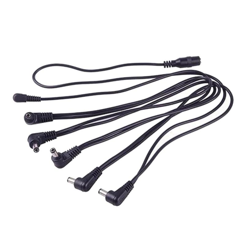 9V DC 1A 6 Way Guitar Effect Pedal Daisy Chain Power Supply Cable -
intl