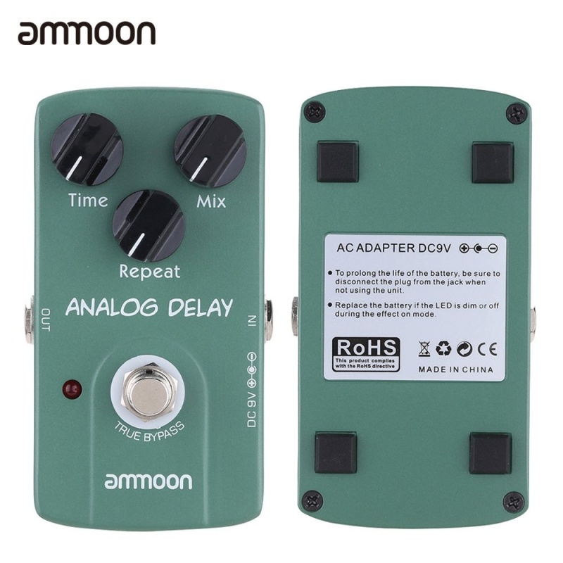 ammoon AP-07 Analog Delay Electric Guitar Effect Pedal True Bypass Guitar Effect Pedal - intl