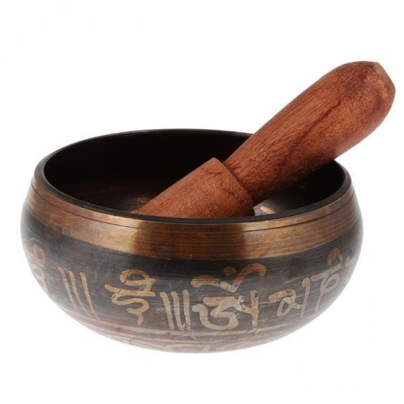 BolehDeals Tibetan Buddhist Chakra Healing Yoga Meditation Brass
Singing Bowl #B 10.5cm - intl
