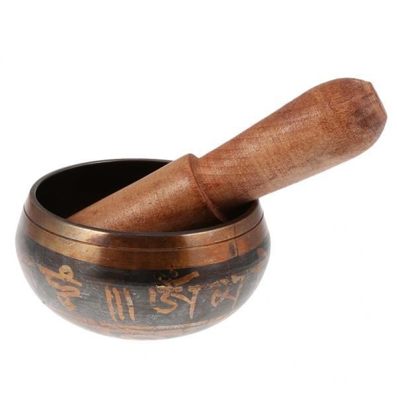 BolehDeals Tibetan Buddhist Yoga Meditation Brass Singing Bowl
12.5CM - intl