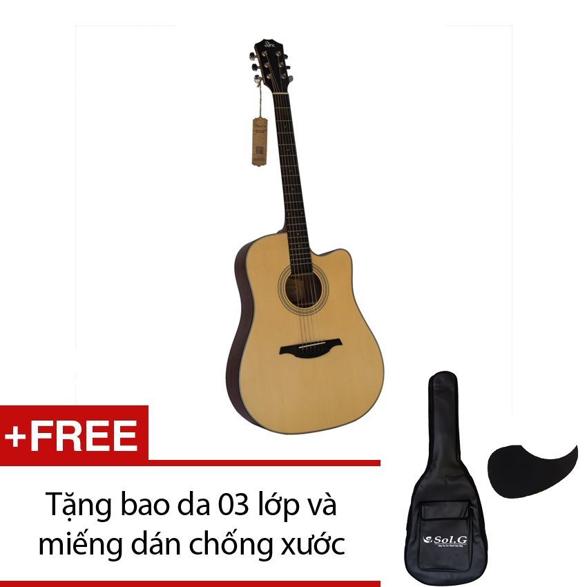 Đàn guitar acoustic Rex D1C NM + Tặng 1 bao da 03 lớp và 1 miếng
dán chống xước Đàn guitar acoustic Rex D1C NM + Tặng 1 bao da 03 lớp và 1 miếng
dán chống xước