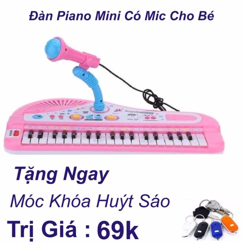 Đàn Piano Mini Có Míc Cho Bé Chất Lượng Âm Thanh Hay Loại Mới 2017 + Móc Khóa Huýt Sáo Trị Giá 69k