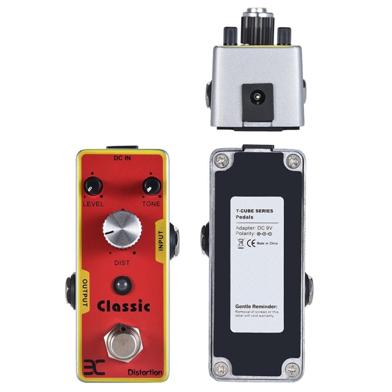 ENO EX Electric Guitar Classic Distortion Effect Pedal Full Metal Shell True Bypass - intl