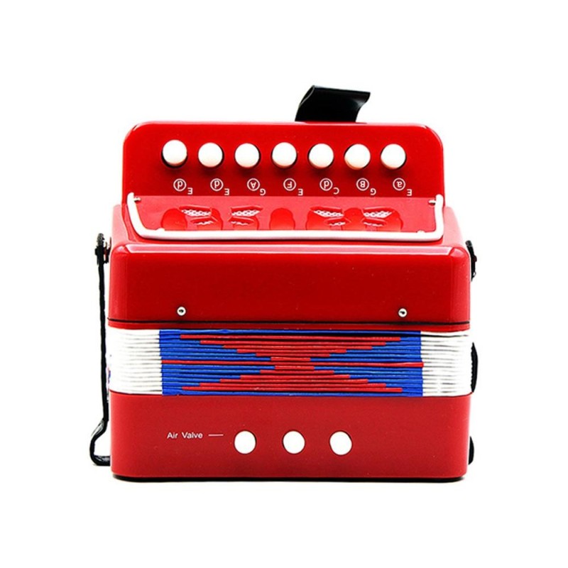 Kids Children 7-Key 2 Bass Mini Small Accordion Educational Musical Instrument Rhythm Band Toy - intl