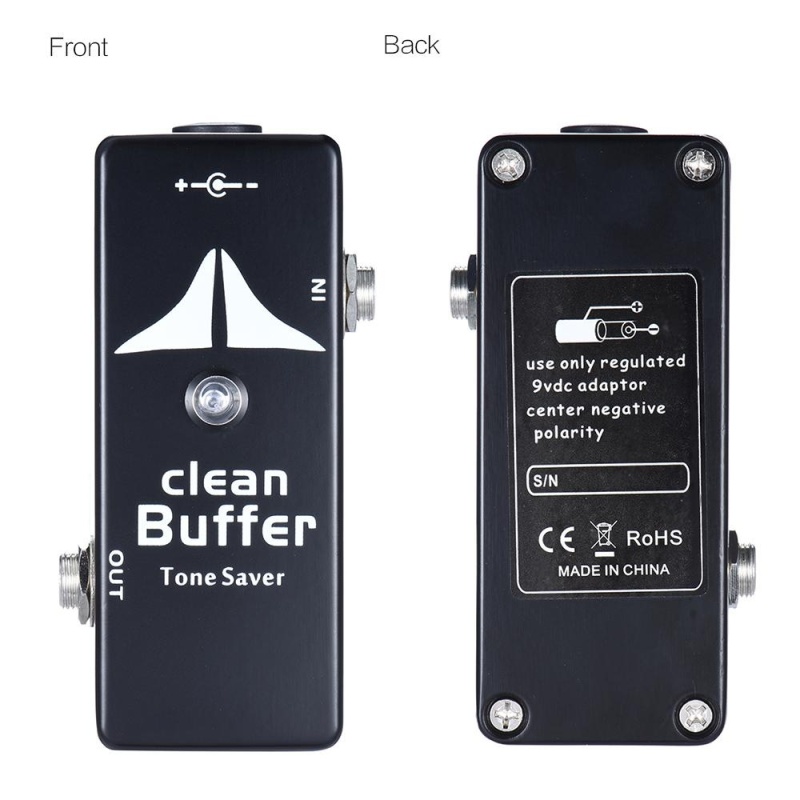 Mini Clean Buffer Guitar Effect Pedal Tone Saver Zinc-aluminium Alloy Body - intl
