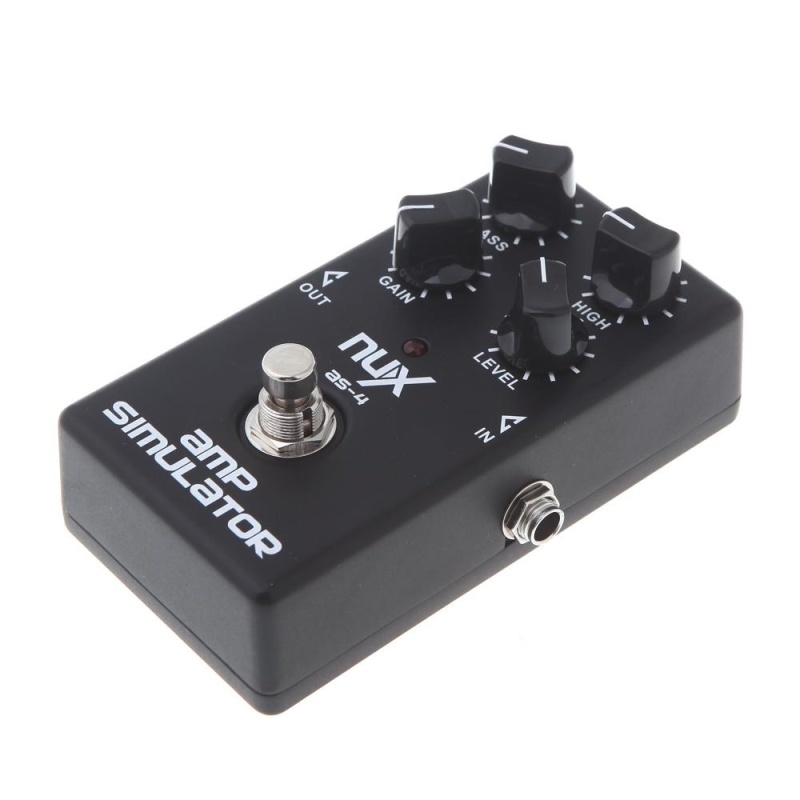 NUX AS-4 Amplifier Simulator Guitar Electric Effect Pedal True
Bypass Black - intl