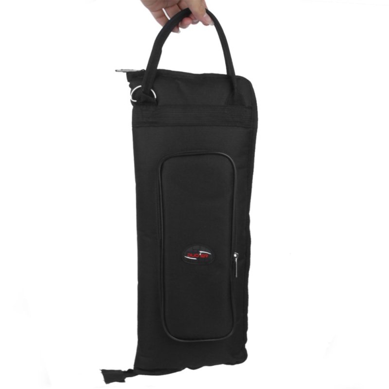 Nylon Padded Drum Stick Drumsticks Bag Case Shoulder Bag Black - intl
