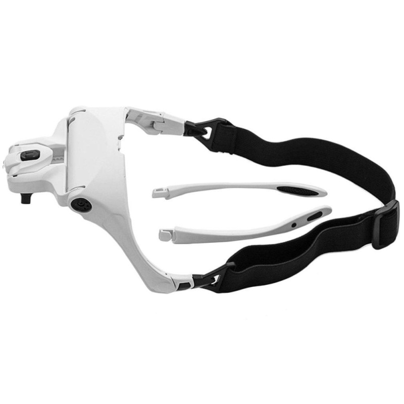 OH Stylish Portable Head Wearing Eyeglass Mount Bracket Magnifier
With LED Light White - intl