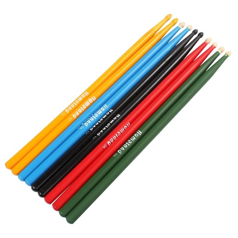One Pair 40cm Maple Wood 5A Drum Sticks - intl