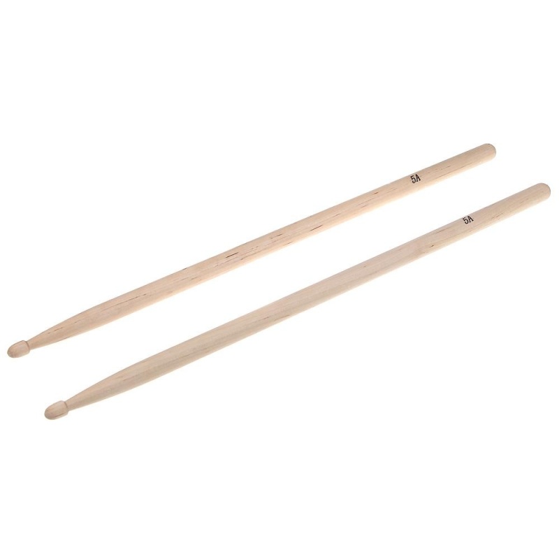 Pair of 5A Maple Wood Drumsticks Stick for Drum Set Lightweight
Professional - intl
