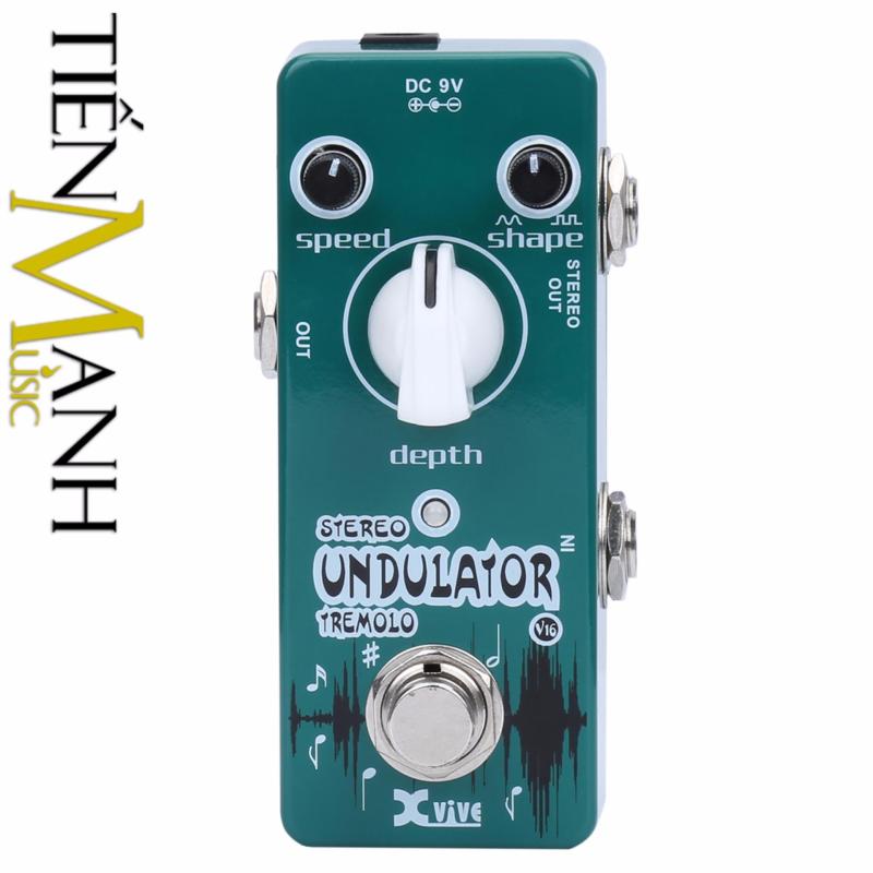 Phơ Guitar Xvive Analog Undulator V16 (Có Nguồn xịn đi kèm - Bàn
đạp Fuzz Pedals Effects)