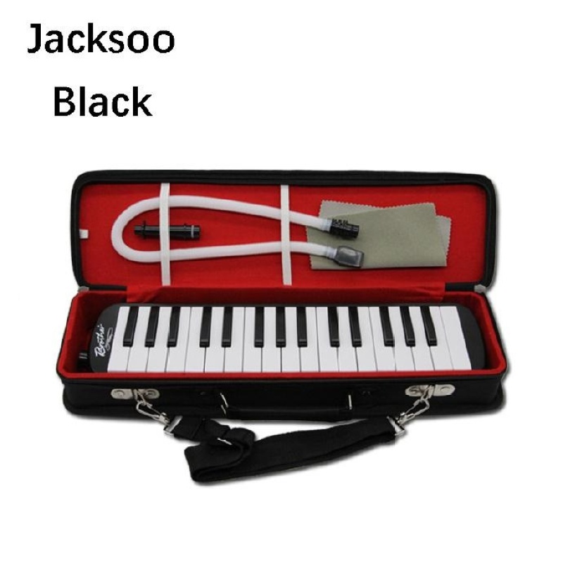 Students children mouth organ 32 key black swan with quality canvas - intl