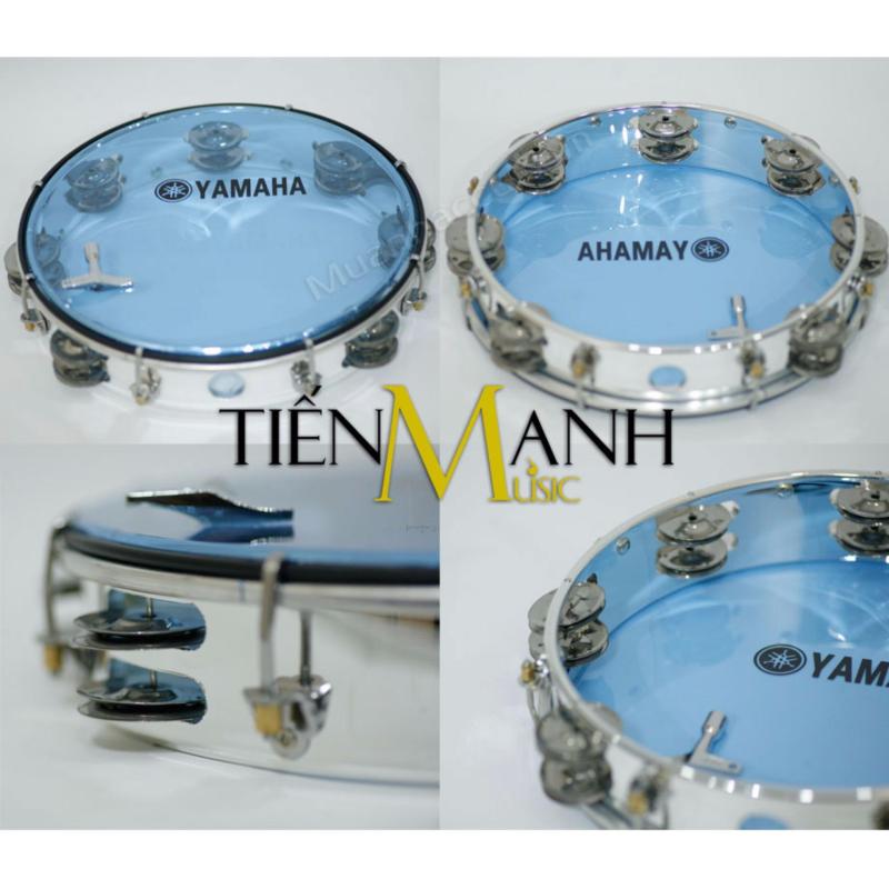 Trống lắc tay - Lục lạc gõ bo Tambourine Yamaha MT6-102A (Trắng)