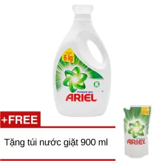 Nước giặt Ariel đậm đặc chai 3L + Tặng nước giặt Ariel túi 900 ml