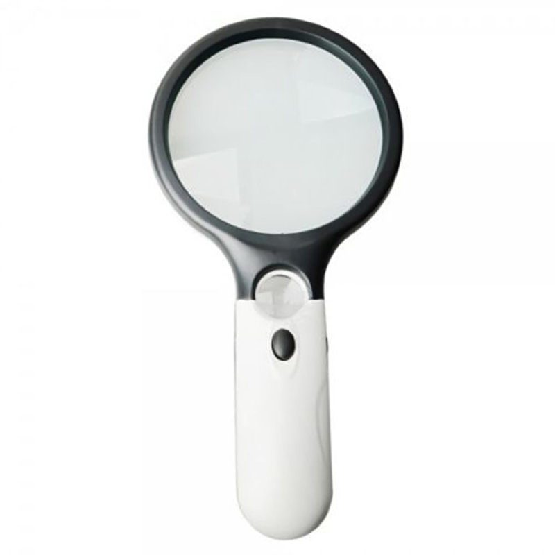 3 LED Light 45X Handheld Magnifier Reading Magnifying Glass Lens
Jewelry Loupe- - intl