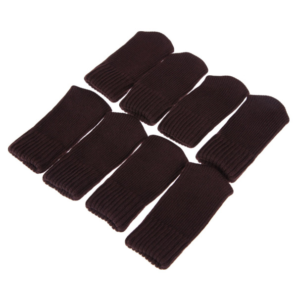 8PCS Stylish Knitting Wool Chair Table Leg Cover Coffee Floor Protector