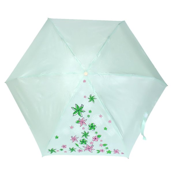 Fashion Women Portable 3-Folding Perfume Bottles Vase Anti-UV Sun Rain Umbrella NEW - intl