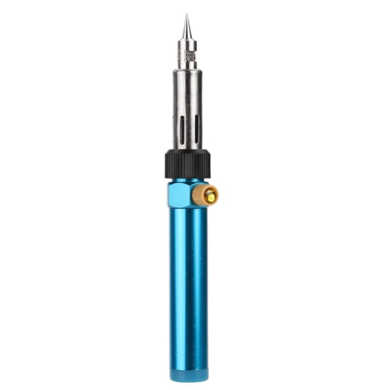 Gas Blow Torch Soldering Iron Gun Butane Cordless Welding Pen
(Blue) - intl
