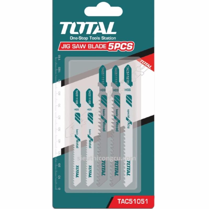 Total - Bộ 5 lưỡi cưa lọng đa năng TAC51051