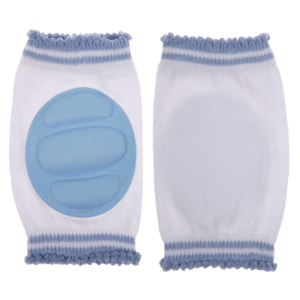 Crawling Elbow Cushion Infants Toddlers Baby Knee Pads Protector Blue - intl