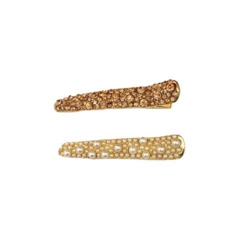 Bộ 2 Kẹp Mỏ Vịt Đính Đá Chiclala Accessories