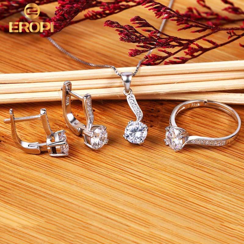 Bộ trang sức bạc Sophia Love - Eropi Jewelry