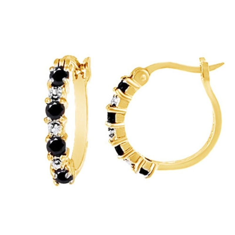 Bông tai bạc mạ vàng 14k