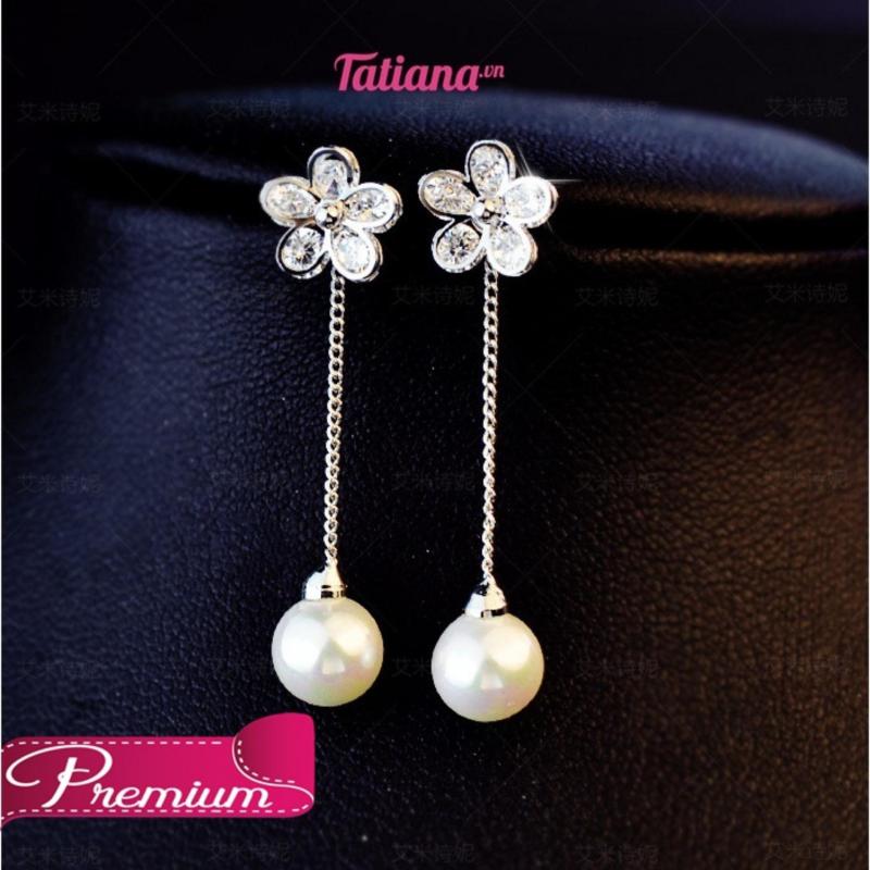 Bông Tai Floral Crystal - Tatiana - B1052