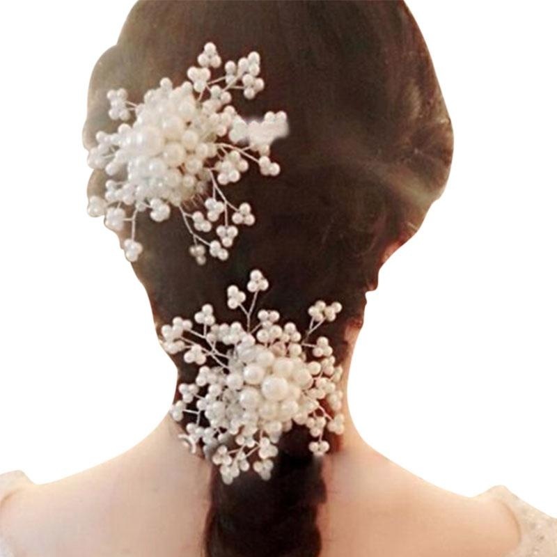 Bridal Crystal Jewelry Diamante Hair Comb Clip Hair Accessories -
intl