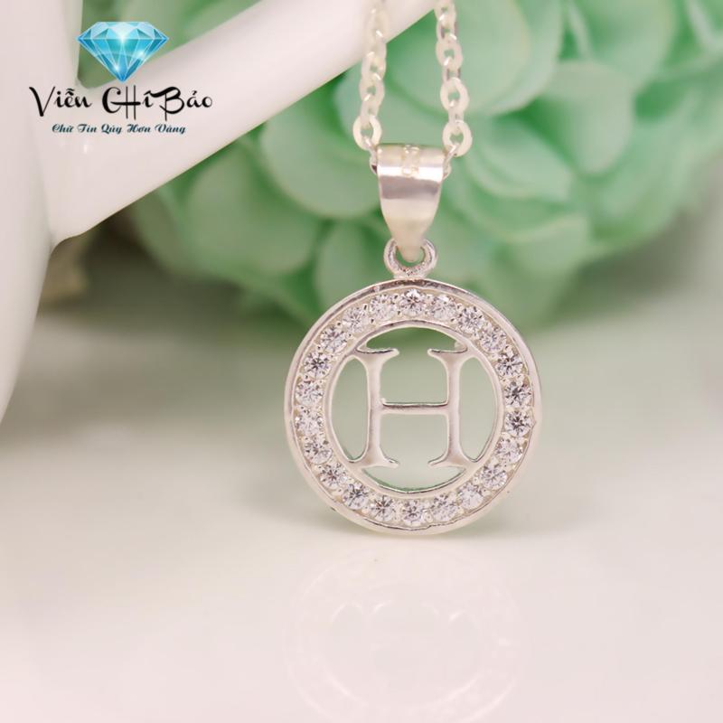 Dây Chuyền Bạc – Dây Chuyền Bạc Nữ – Dây Chuyền Nữ Đẹp – Dây Chuyền Nữ Thời Trang - Vòng Cổ Nữ Đẹp - Vòng Bạc Nữ Đeo Cổ – Vòng Cổ Bạc Nữ – Dây Chuyền Cho Nữ Cao Cấp – Dây Chuyền Nữ Mặt Hình Chữ H Chất Liệu Bạc Ta
