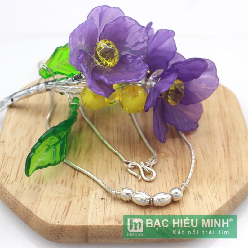 Dây chuyền BẠC HIỂU MINH dmd259 bạc ta
