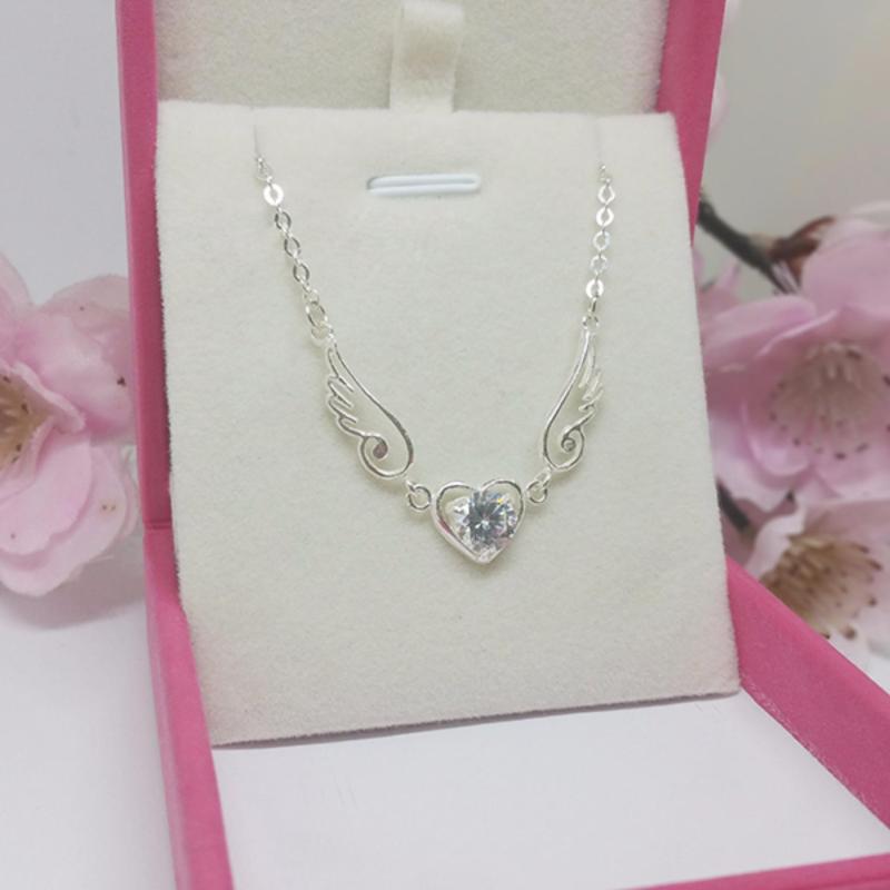 Dây Chuyền Bạc Nữ Cánh Thiên Thần S92.5 Italia- thương hiệu Bảo Tín