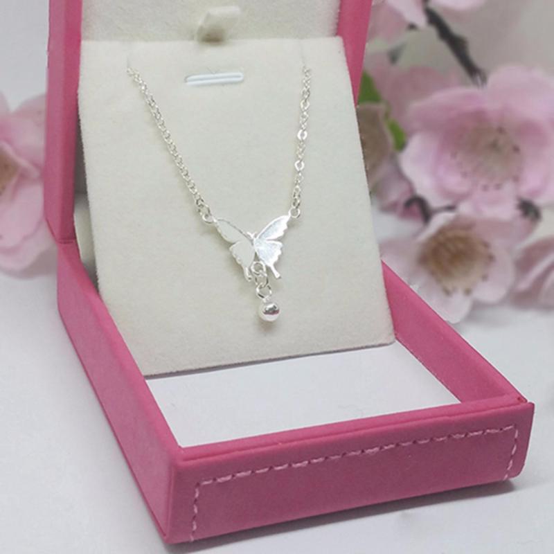 Dây Chuyền Bạc Nữ Uyên Ương Hồ Điệp Chất Liệu Bạc Cao Cấp - Thương Hiệu Bảo Tín