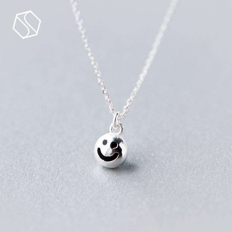 Dây chuyền bạc Smile ball