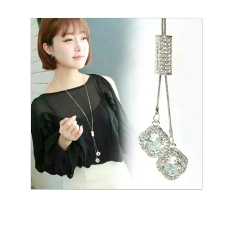 Dây chuyền đính ngọc dáng dài MTJ 01