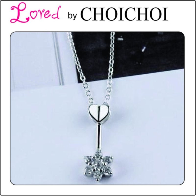 Dây chuyền cánh quạt hạt châu Silver