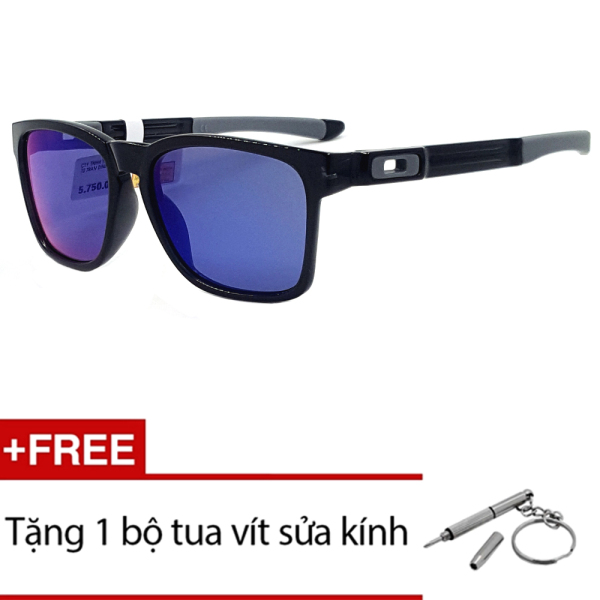 Giá bán Kính mát Oakley CATALYST OO9272 06 (Tráng thuỷ Xanh) + Tặng 1 bộ tua vít sửa kính