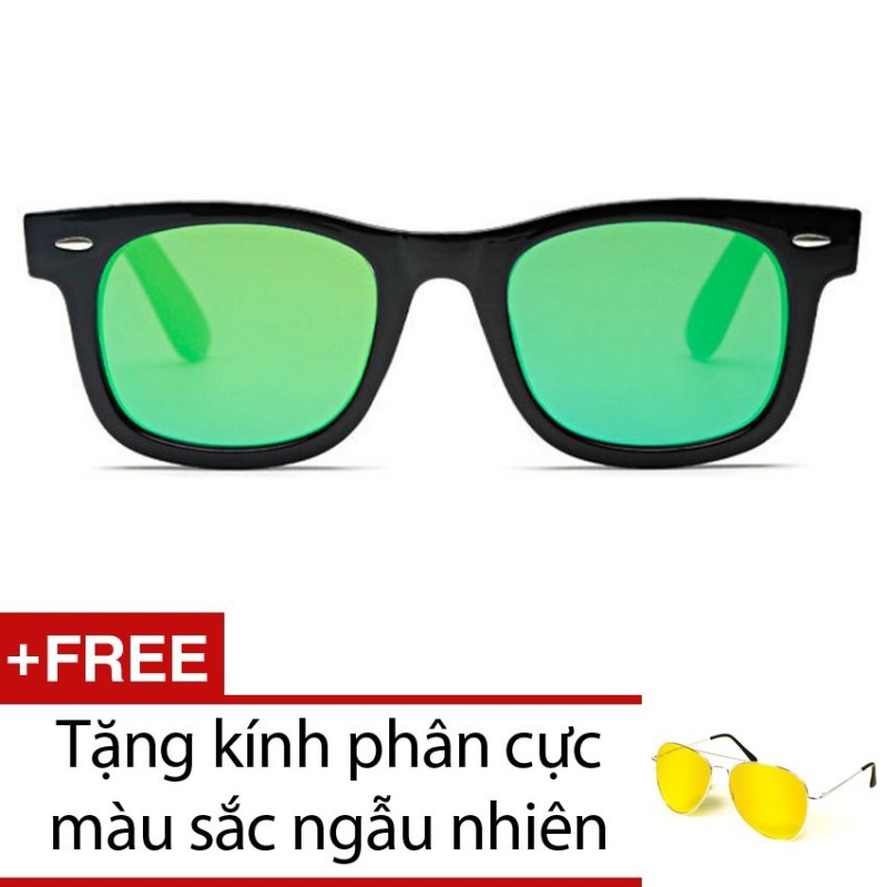 Giá bán Kính mát unisex đổi màu kiểu dáng K14 (Xanh lá) + Tặng 1 kính phân cực