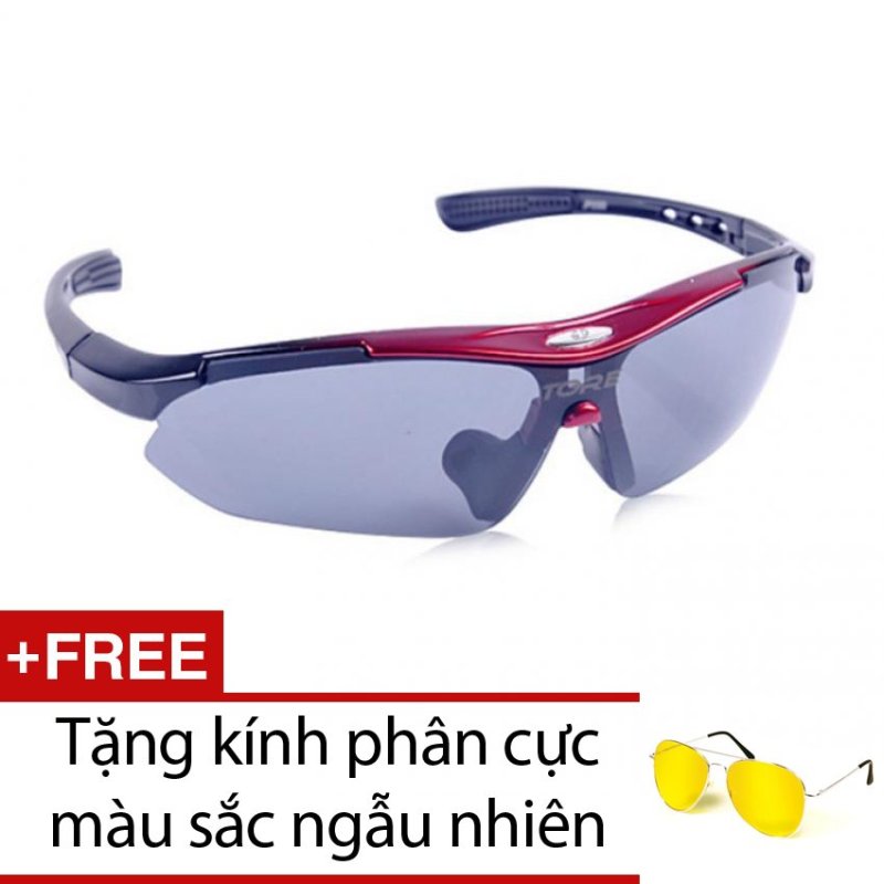 Giá bán Kính phân cực thể thao kiểu quân đội Mỹ K9 (Đen phối đỏ) + Tặng 1
kính phân cực