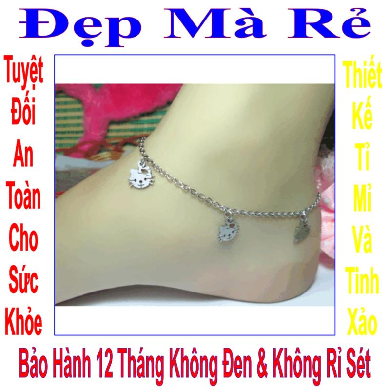 Lắc chân inox Đẹp Mà Rẻ kiểu đầu mèo 2