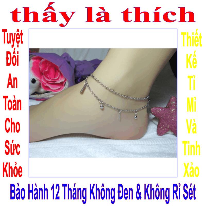 Lắc chân inox thấy là thích kiểu 2 tầng lưỡi lam và bi