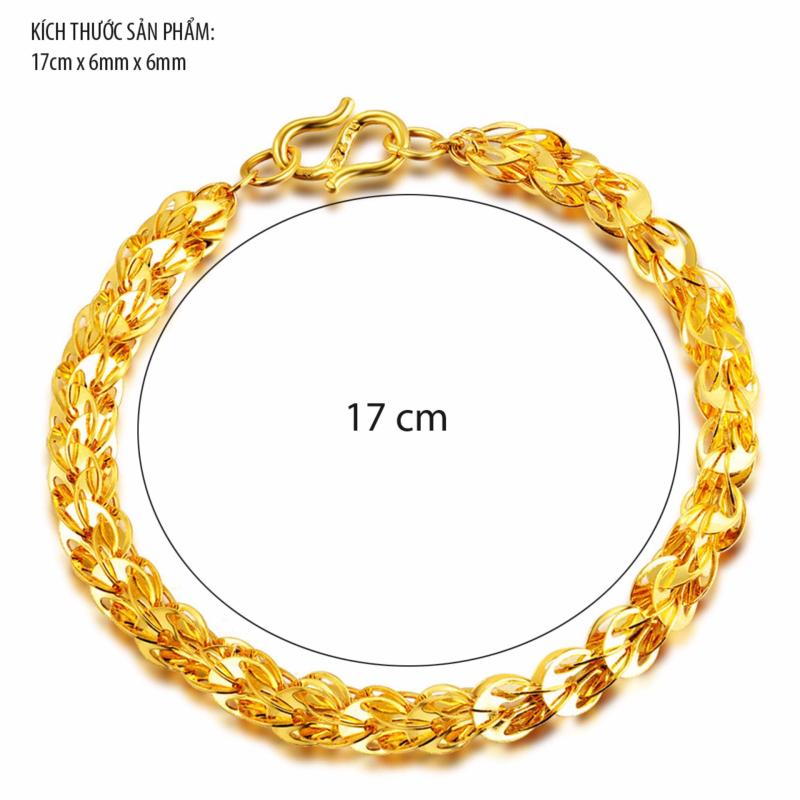 Lắc tay nữ thời trang mạ vàng 24K kiểu dáng đuôi phượng hoàng TRS3