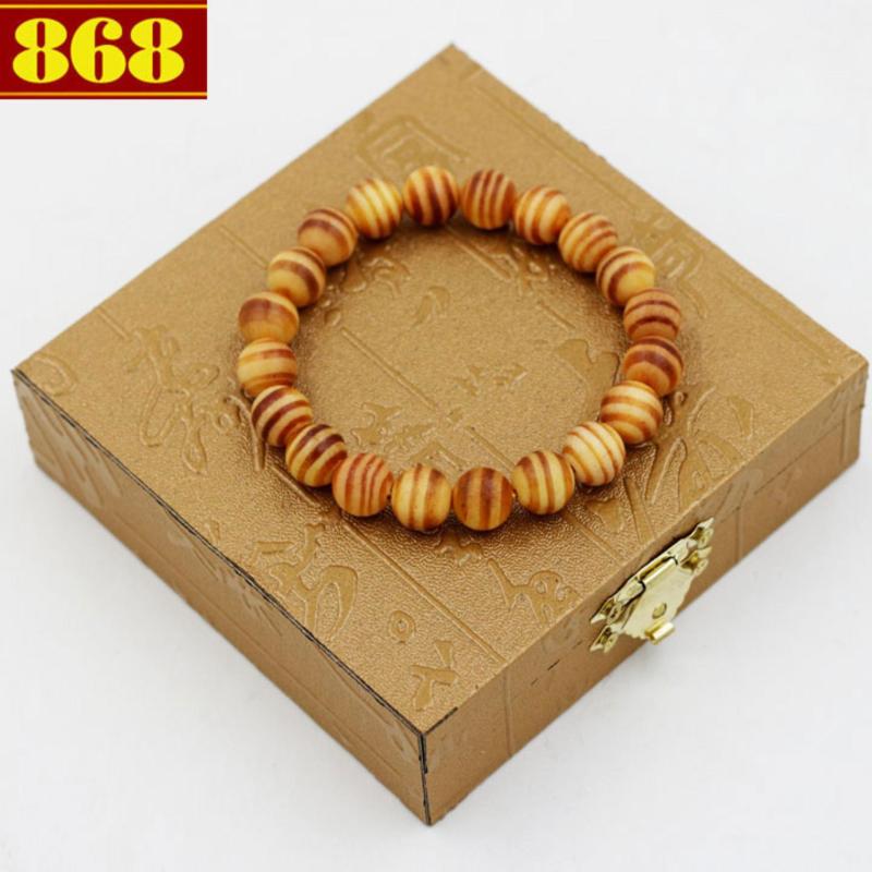 Vòng tay gỗ Huyết long 8 ly 20 hat + hộp gỗ