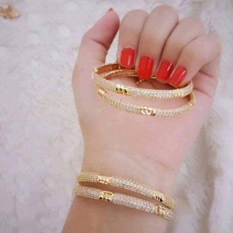 Vòng Tay Nữ Xi Vàng 18K Cao Cấp Gadoshop (1 Cái )