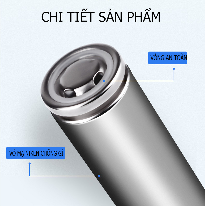 Pin sạc 18650 đầu bằng Doublepow 1200mAh xanh chính hãng Pin